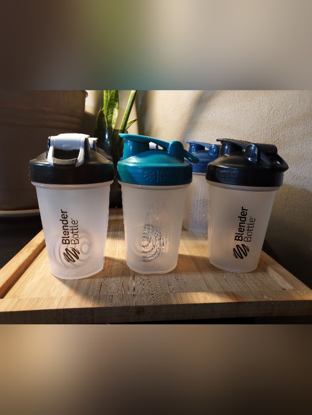 Blend Bottle Classic Shaker Bottle - Teal, Black, Blue, Purple Lid